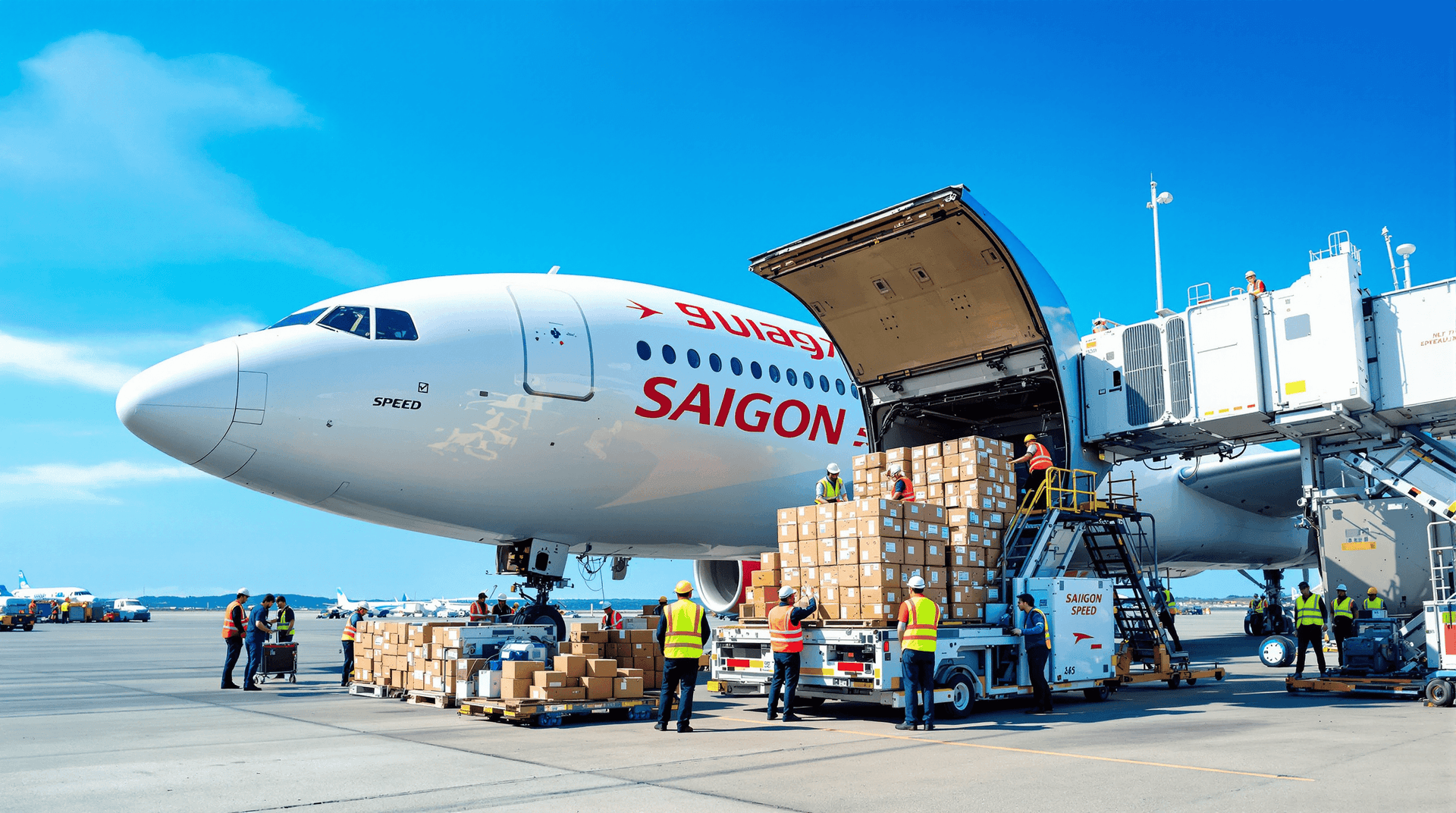 Vận chuyển hàng không quốc tế — gửi hàng đi Úc (Australia) từ TP.HCM cùng Saigon Speed Express