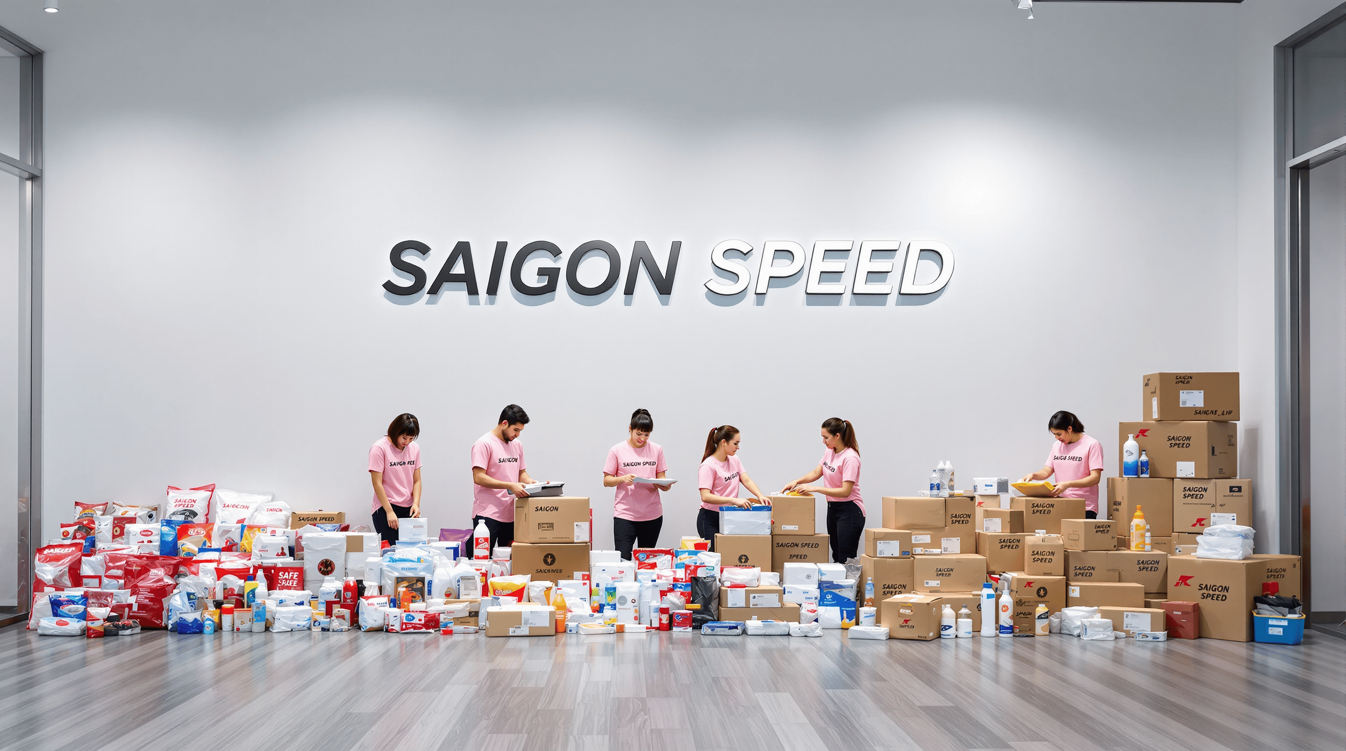 Đóng gói hàng quốc tế tại Saigon Speed Express